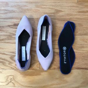 ROTHY’S Women’s The Point Lavender Purple Pointed Toe Flats 7.5